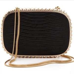 Overture Judith Leiber quilted rectangle clutch